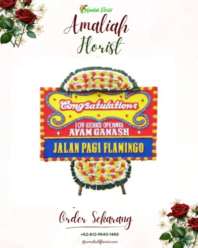Bunga Papan Congratulation di Fadoro Hilimbowo